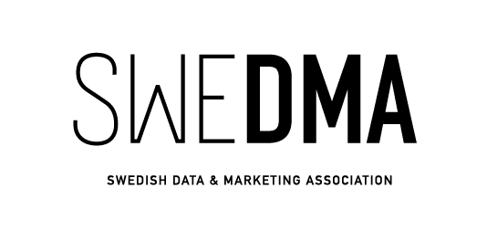 SWEDMA logo svart med tagline